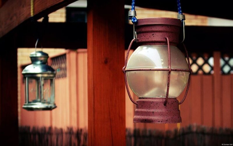 Two Hanging Lanterns