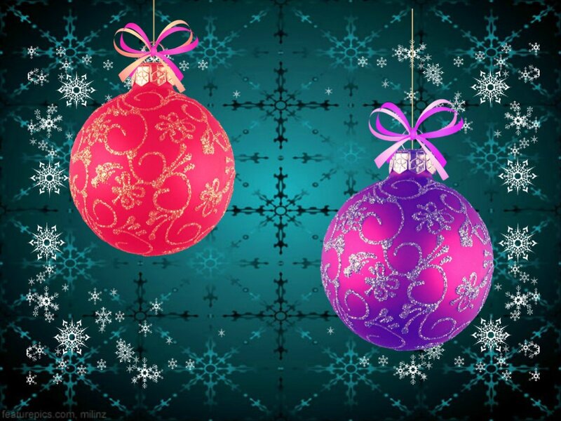 Two Hanging Ornaments