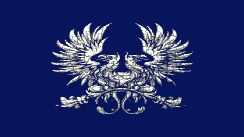 Two-headed Eagle Emblem — Blue