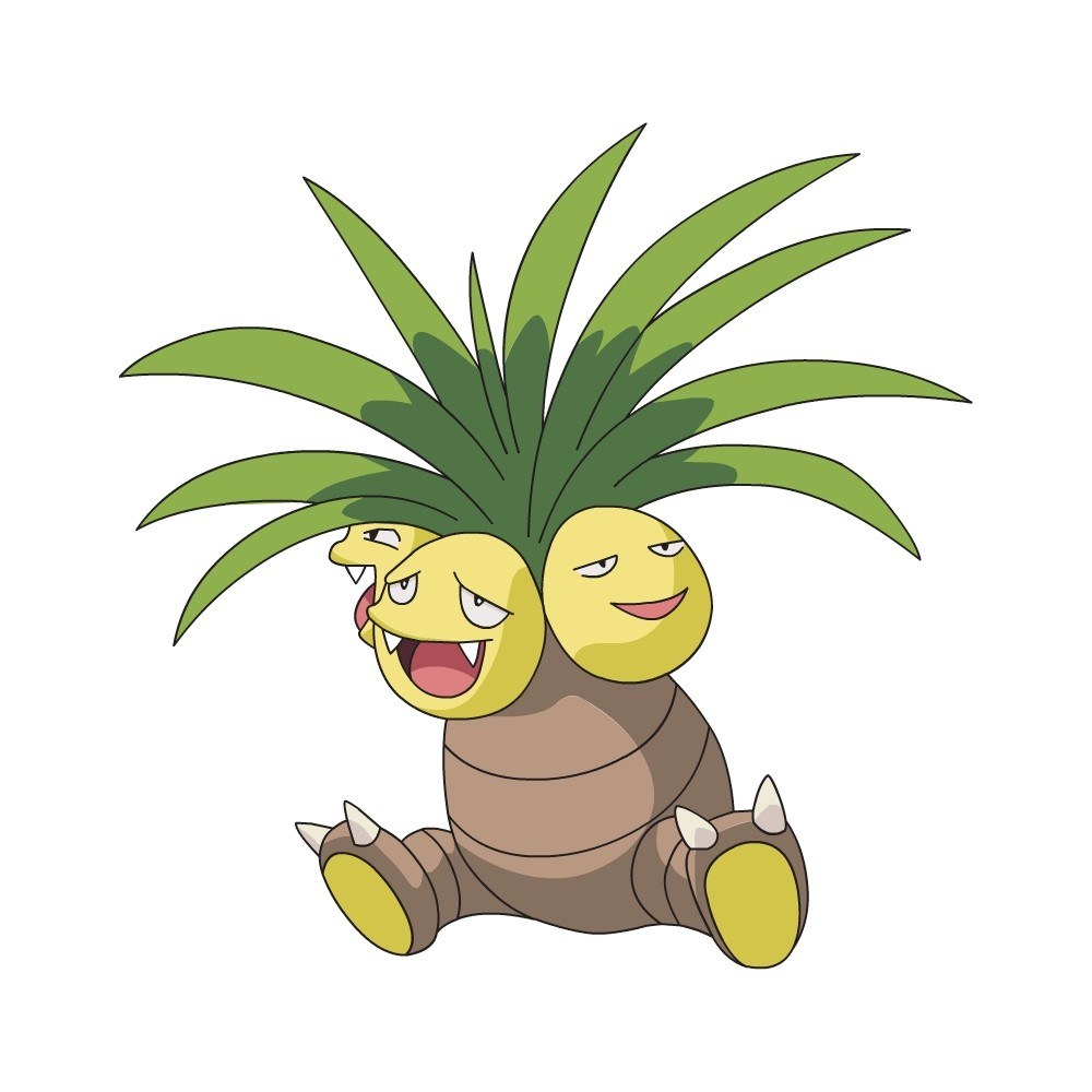 Two-headed plant Pokémon