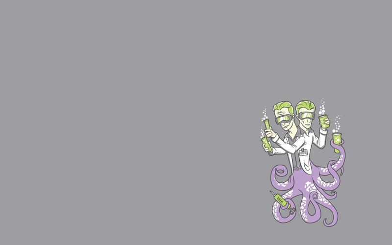Two-headed Scientist Octopus