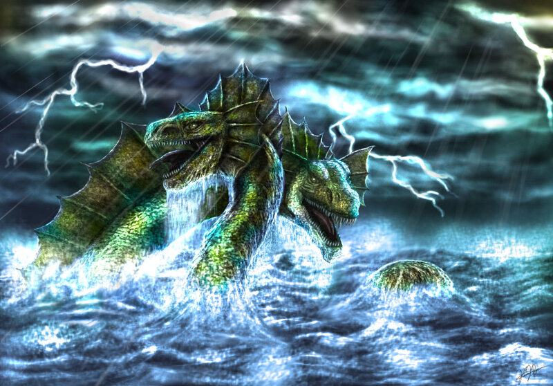 Two-headed Sea Monster