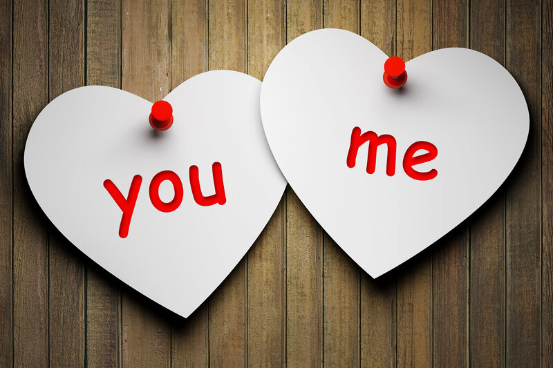 Two Heart-shaped Notes