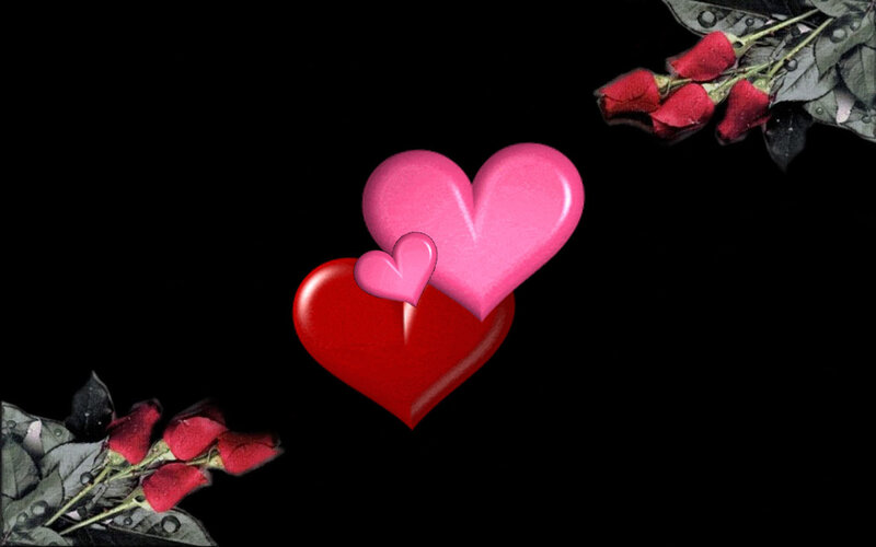 Two Hearts and Roses