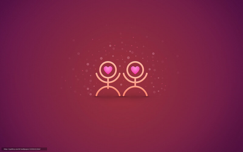 Two hearts in love