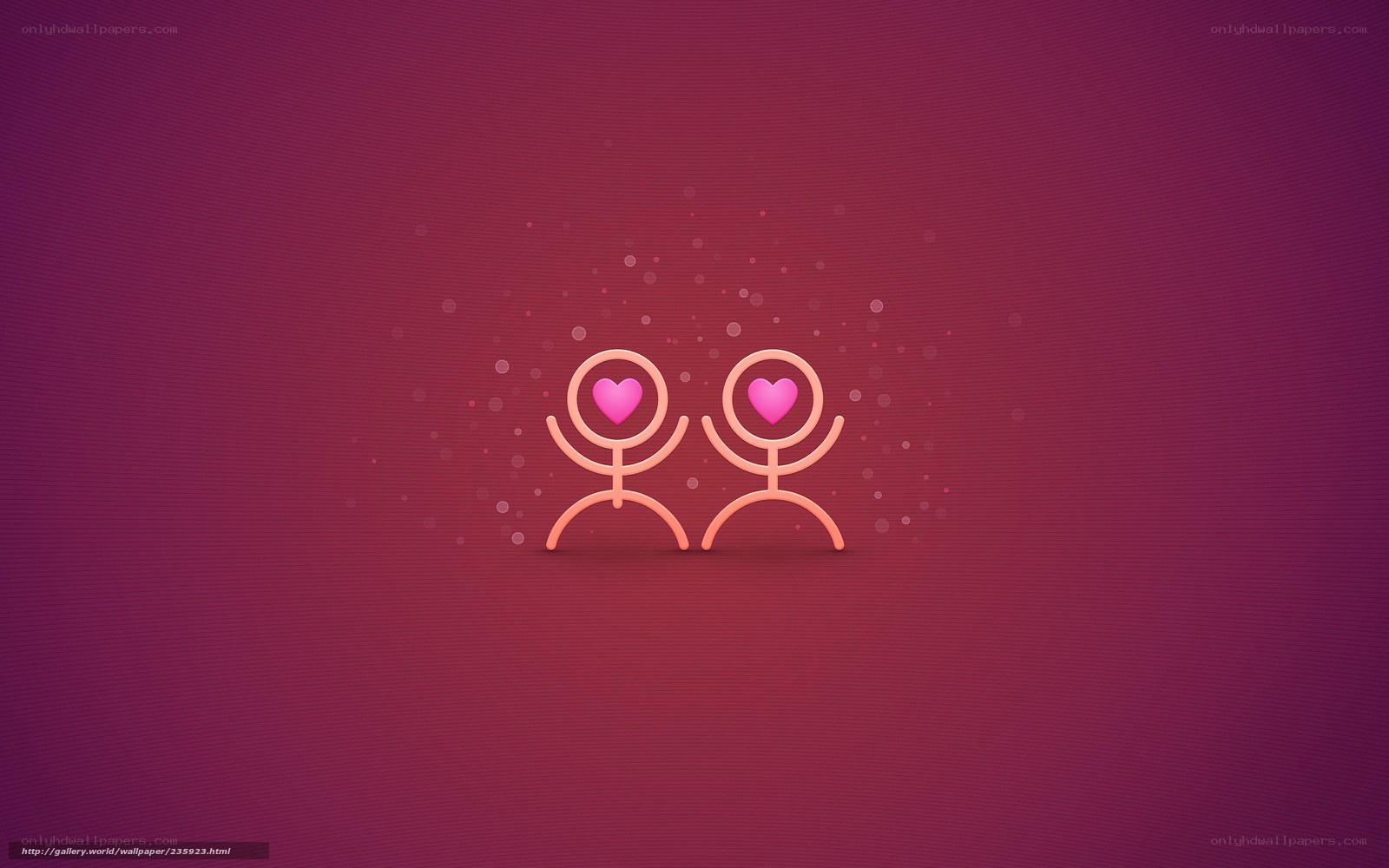 Two hearts in love