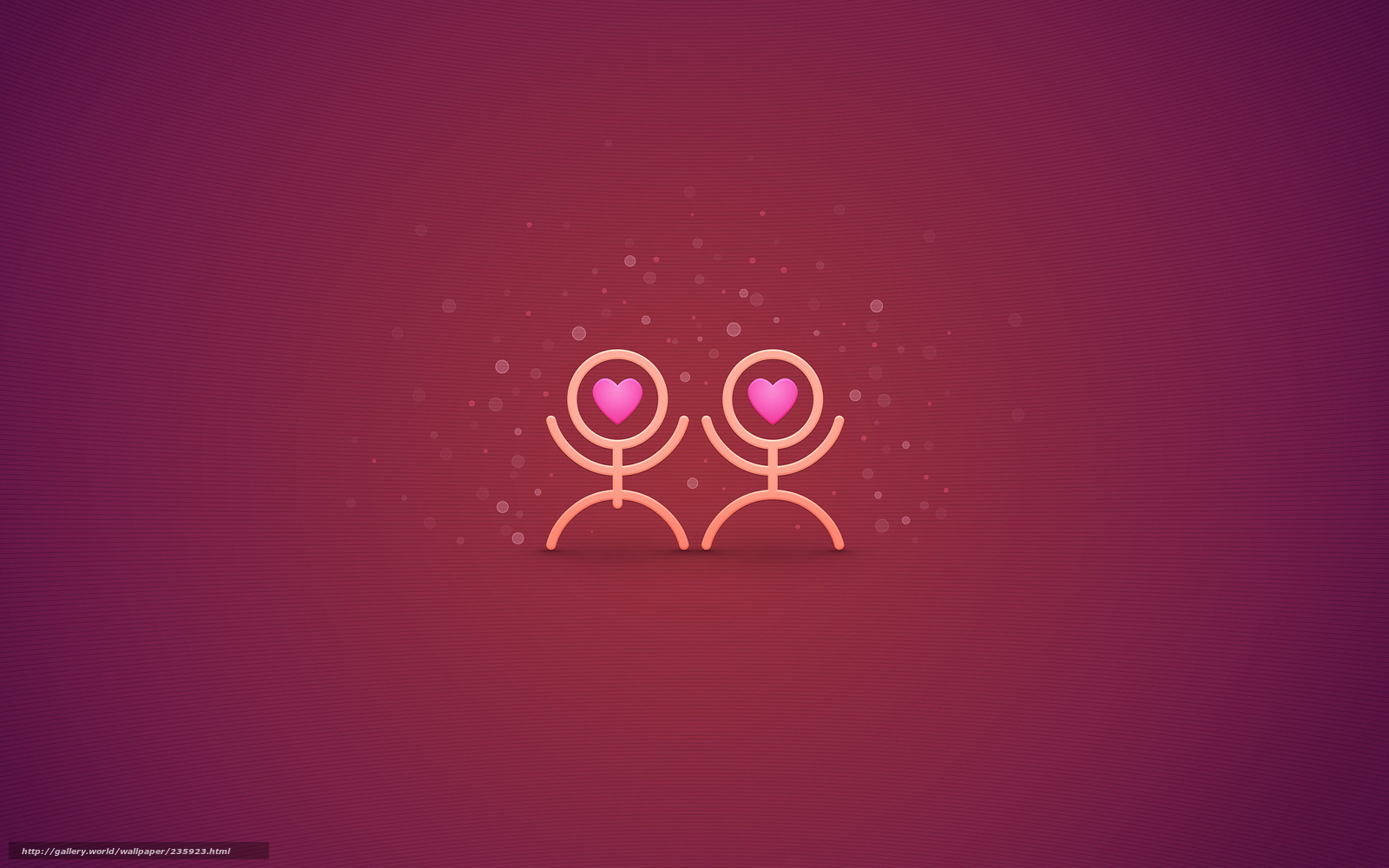 Two hearts in love