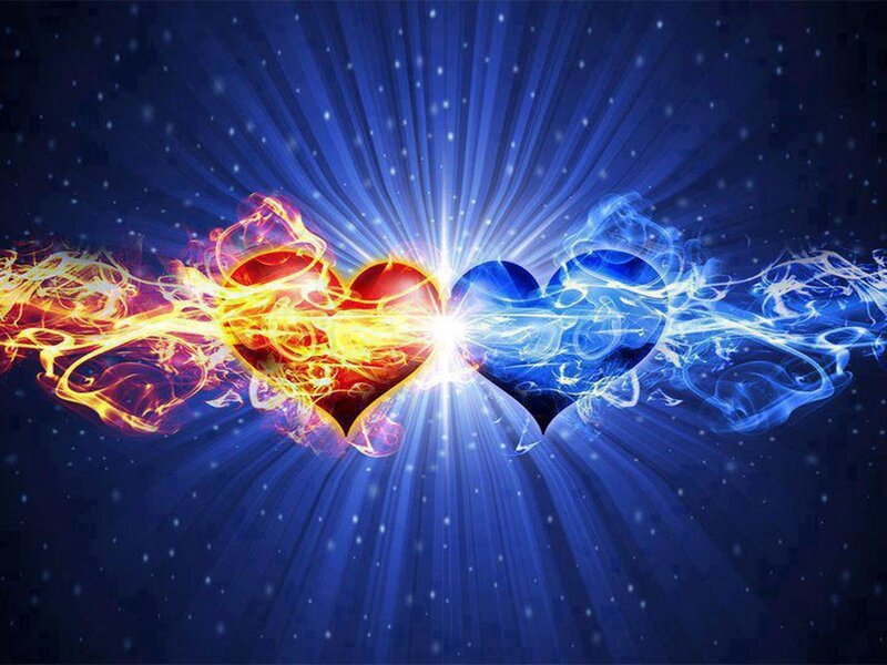 Two Hearts Merging