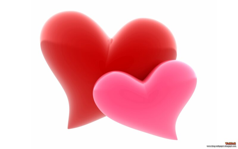 two hearts overlapping