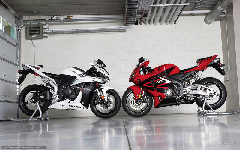 Two Honda Motorcycles