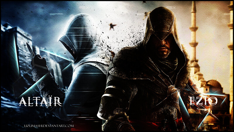 Two Hooded Assassins