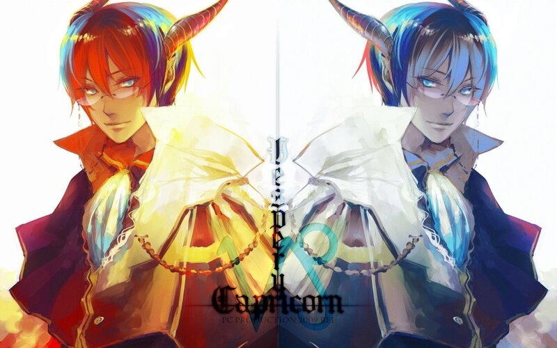 Two Horned Characters