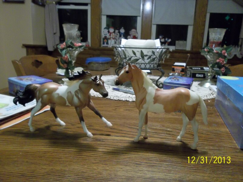 Two Horse Figurines