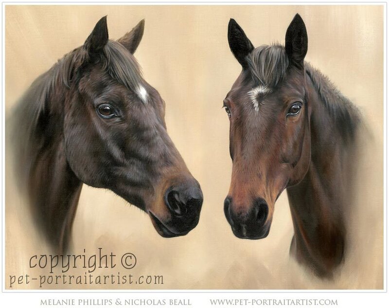 Two Horse Heads