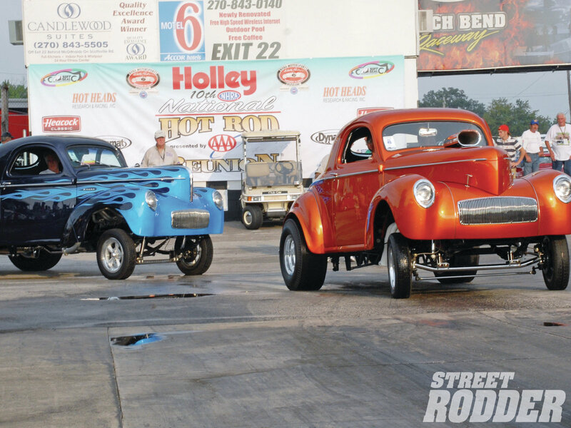 Two Hot Rod Cars