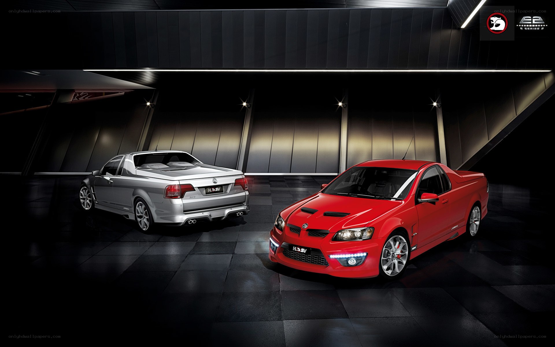 Two HSV performance trucks