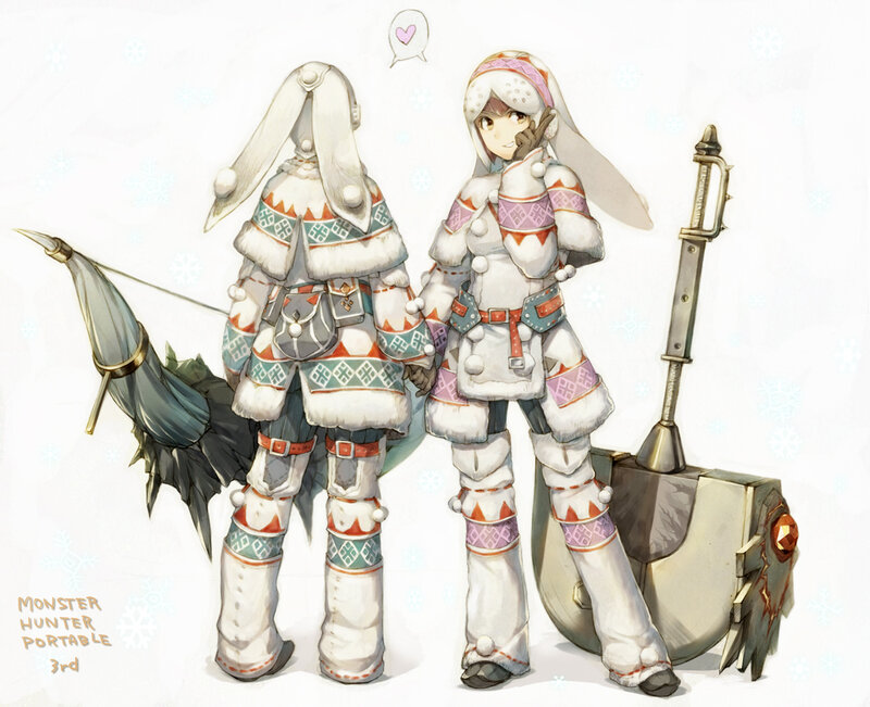 Two Hunters in Winter Armor