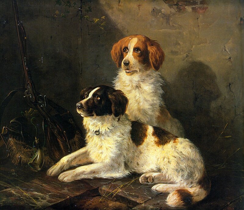 Two Hunting Dogs