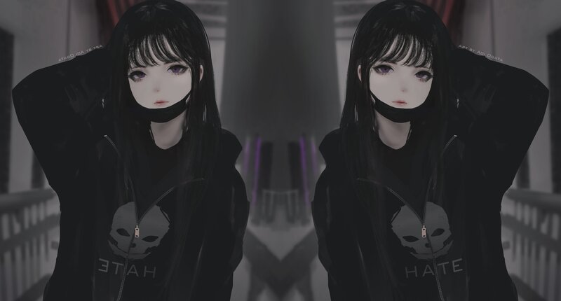 Two Identical Anime Girls