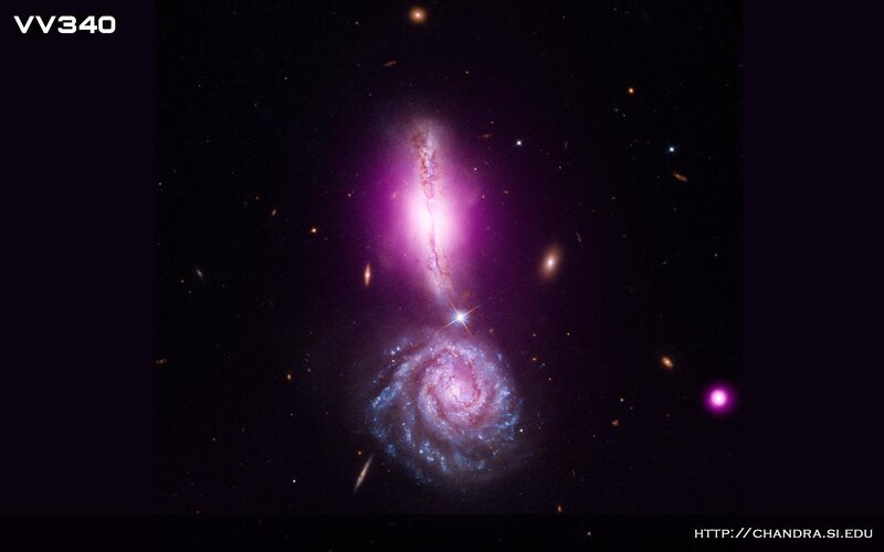 Two Interacting Galaxies