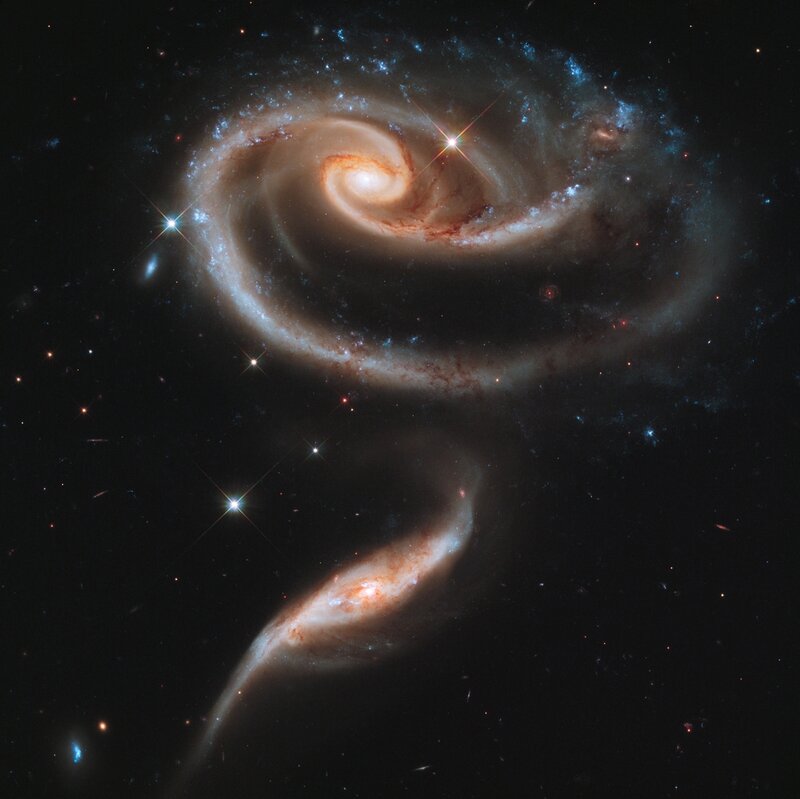 Two Interacting Spiral Galaxies