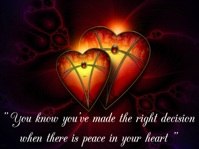 Two Interlocking Hearts — Red