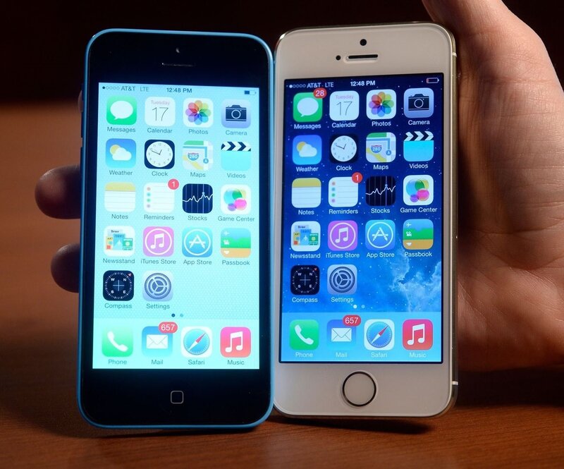 Two IPhones Side by Side