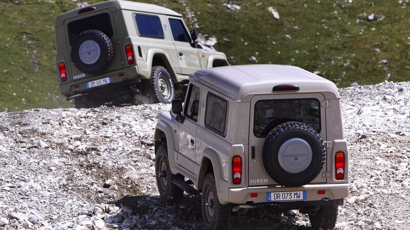 Two IVECO off-road vehicles