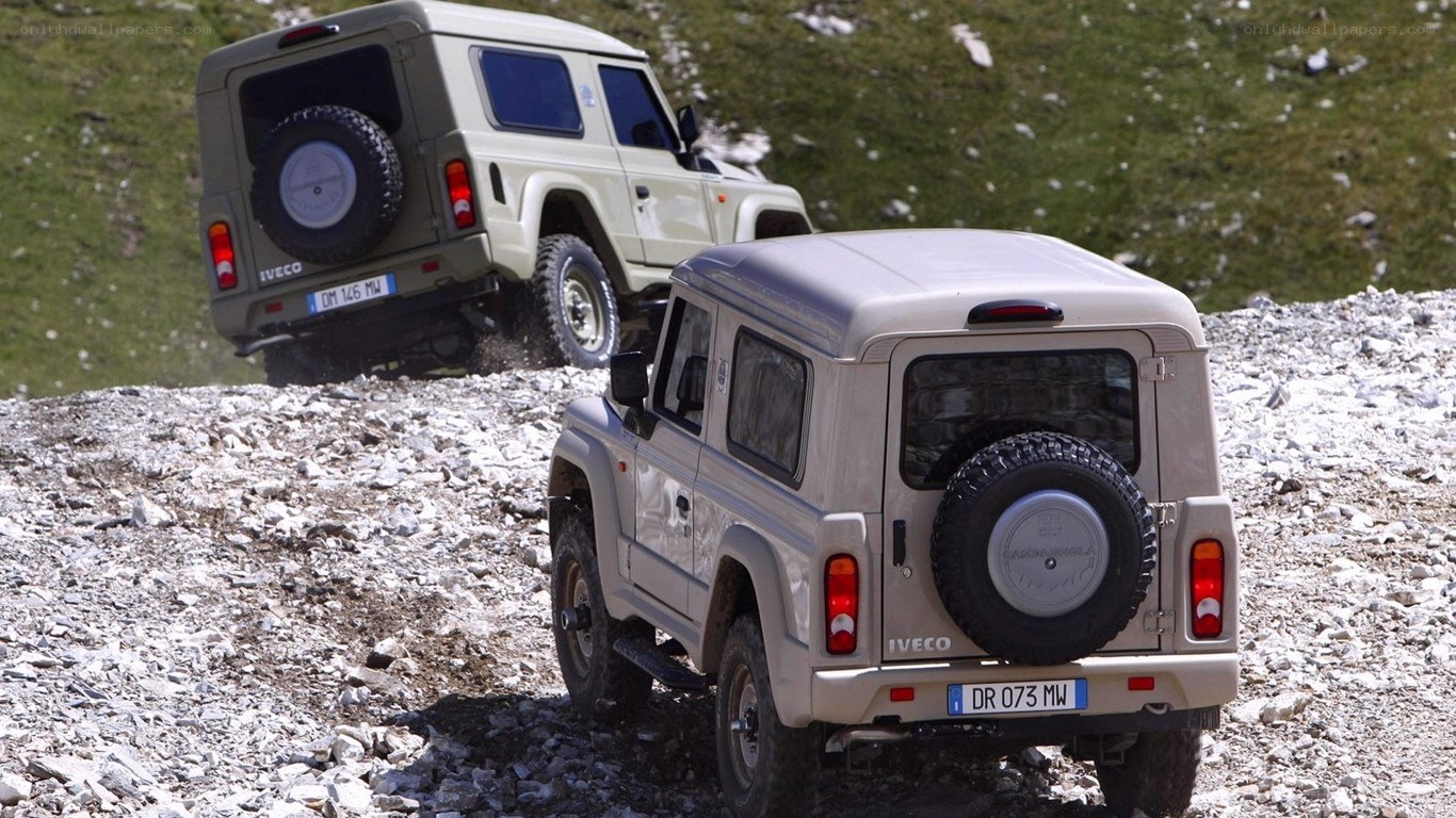 Two IVECO off-road vehicles