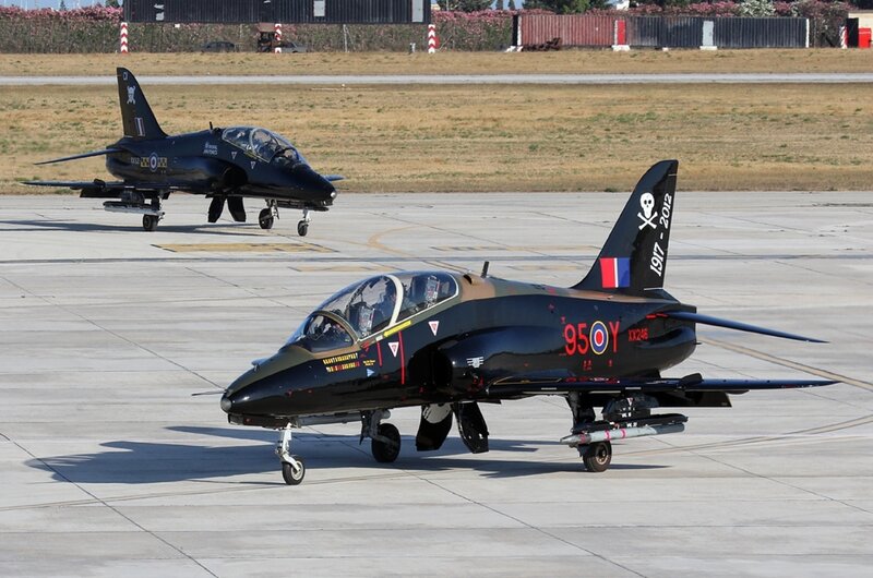 Two Jet Aircraft on Tarmac