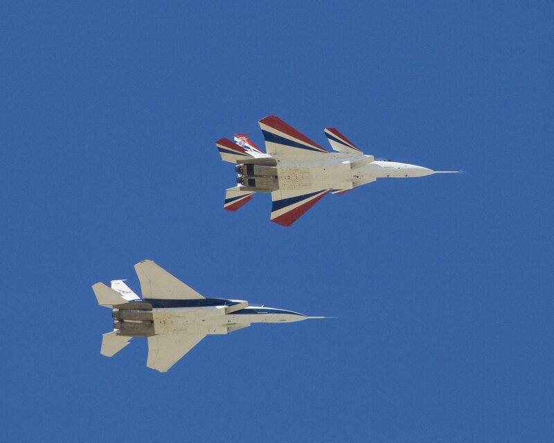 Two jets in formation