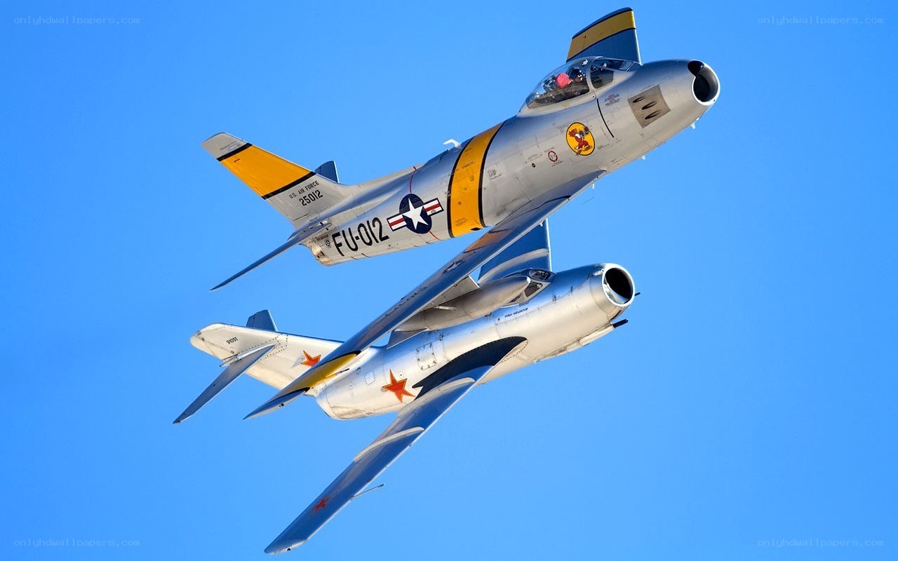 Two jets in formation flight