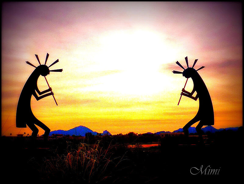 Two Kachina Figures