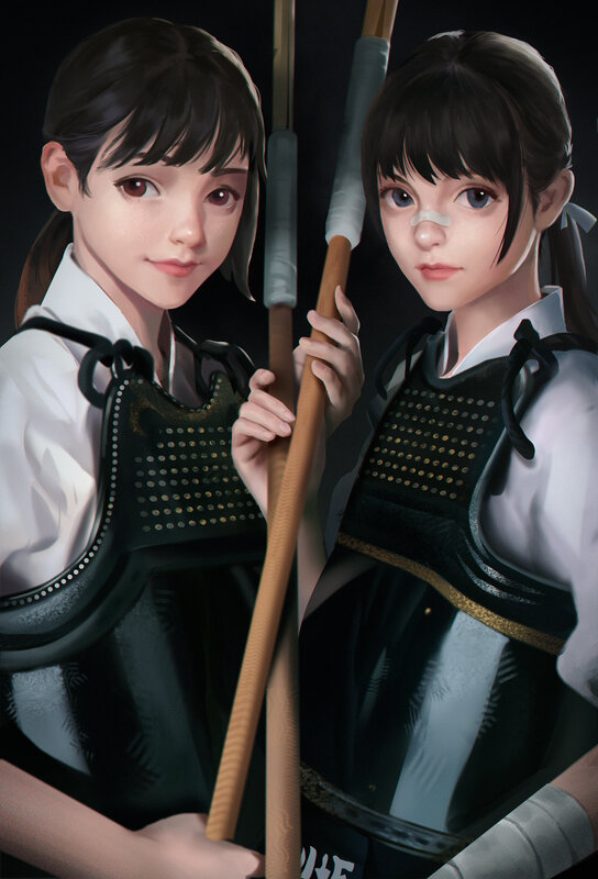 Two Kendo Practitioners