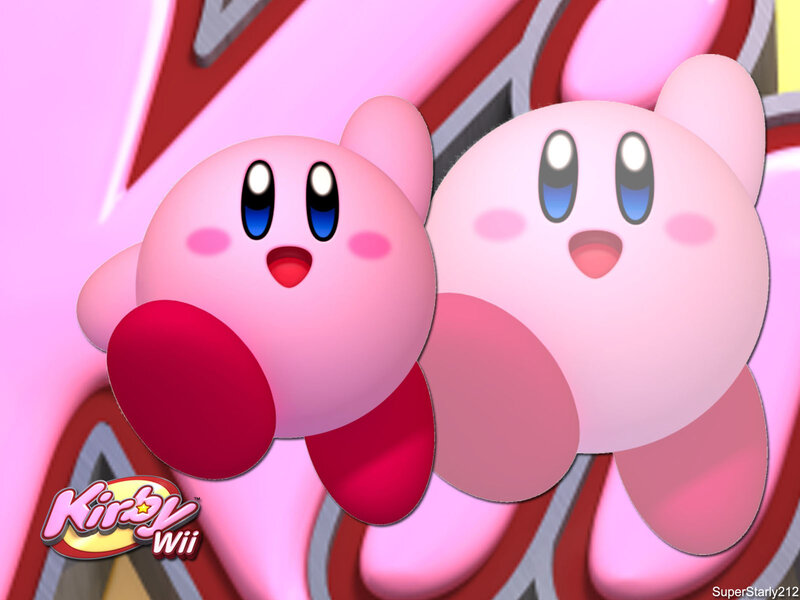 Two Kirby Characters — Pink