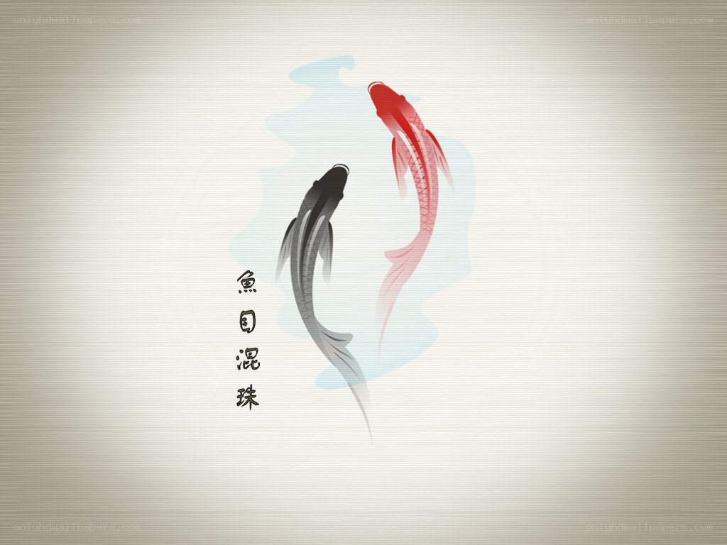Two koi fish in water