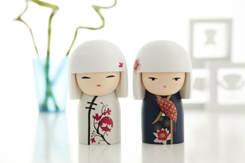 Two Kokeshi Dolls