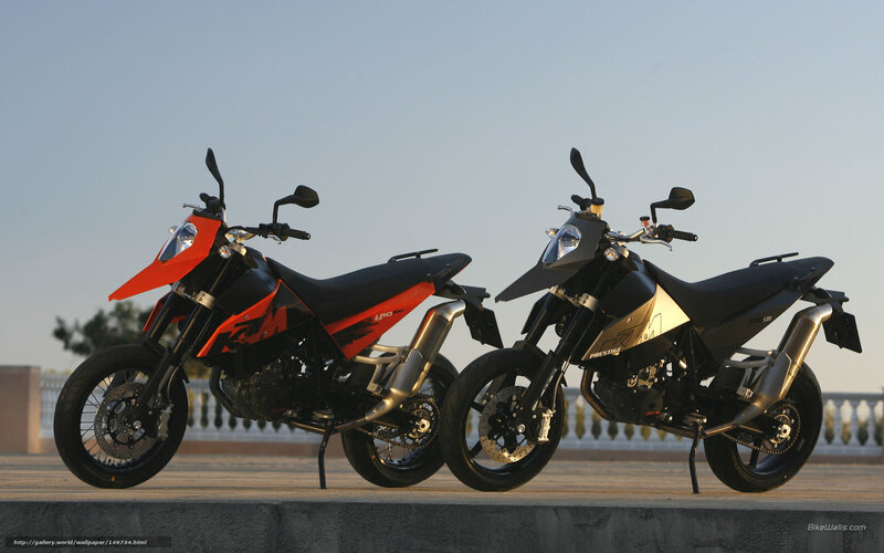 Two KTM Motorcycles