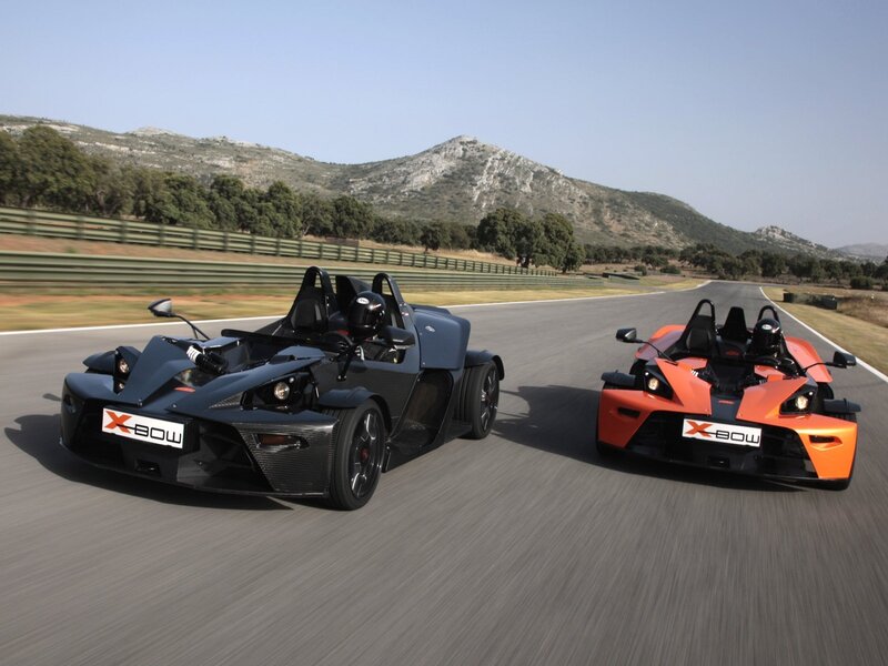 Two Ktm X-bow Cars