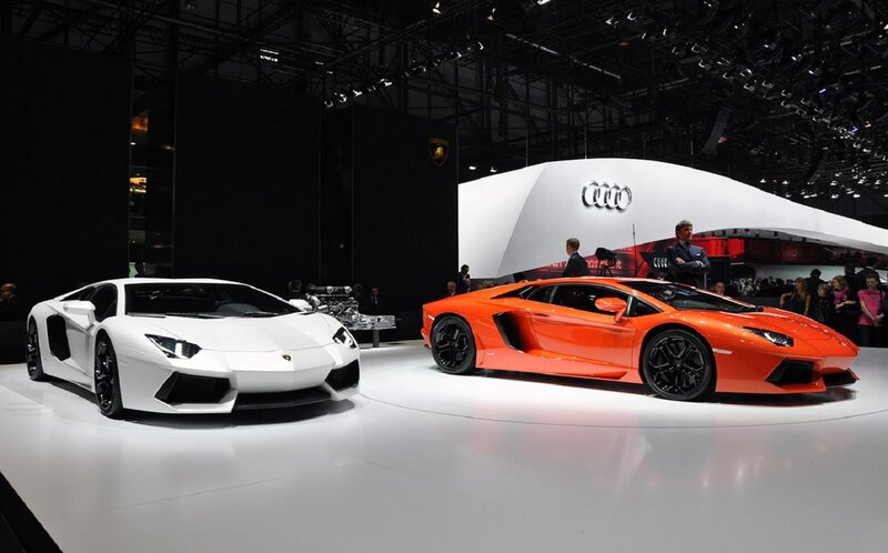 Two Lamborghini Cars