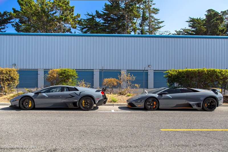 Two Lamborghini sports cars