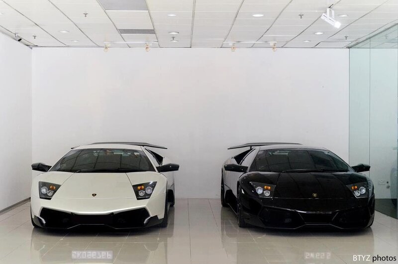 Two Lamborghini sports cars
