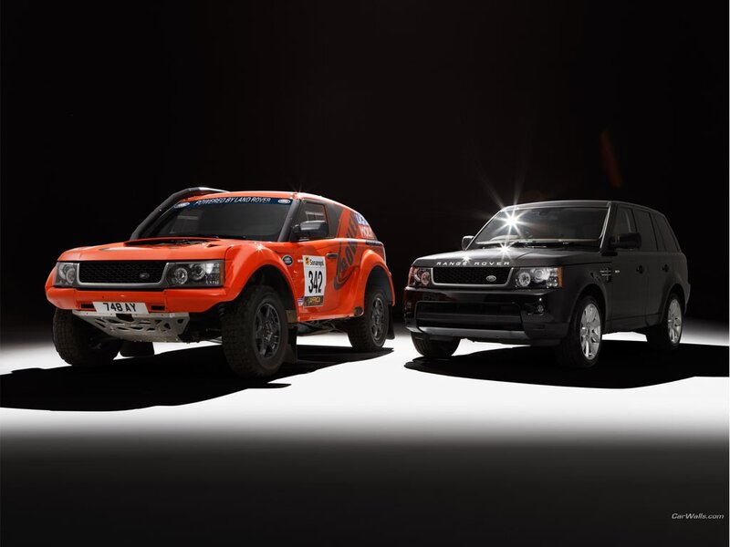 Two Land Rover vehicles