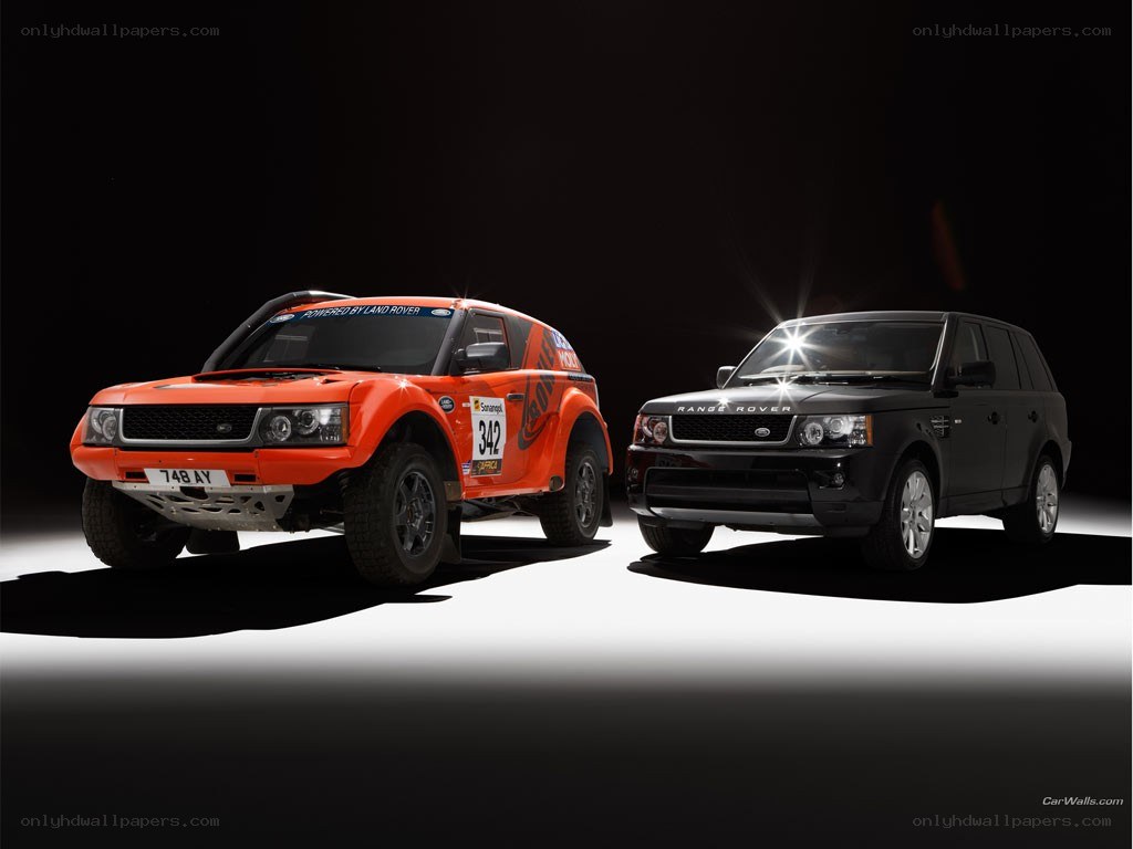 Two Land Rover vehicles
