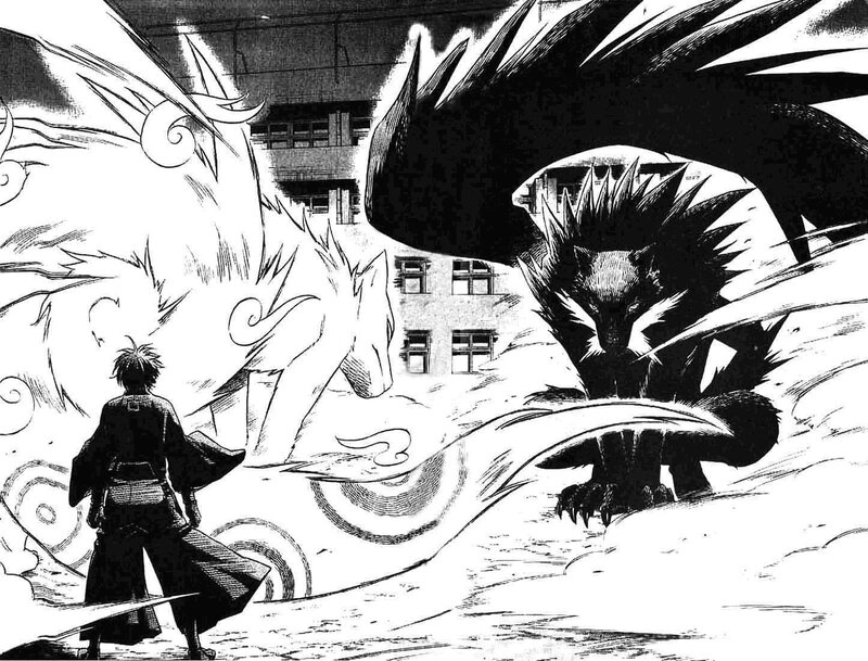 Two Large Beasts Facing Each Other