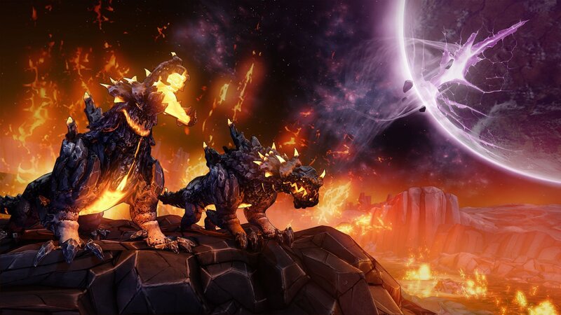Two Lava Dragons