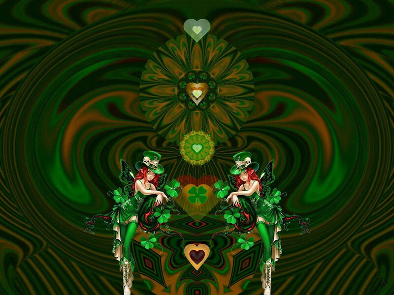 Two Leprechaun Fairies