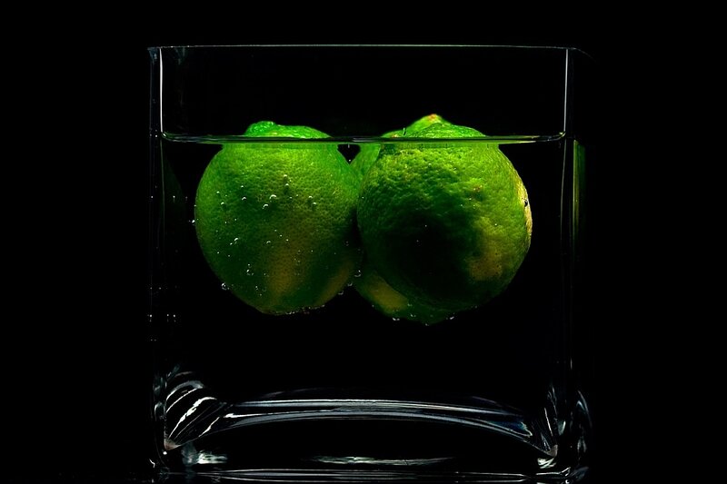 Two Limes in Water — Green
