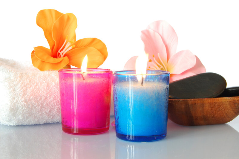 Two Lit Candles