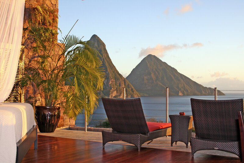 Two Lounge Chairs — Brown